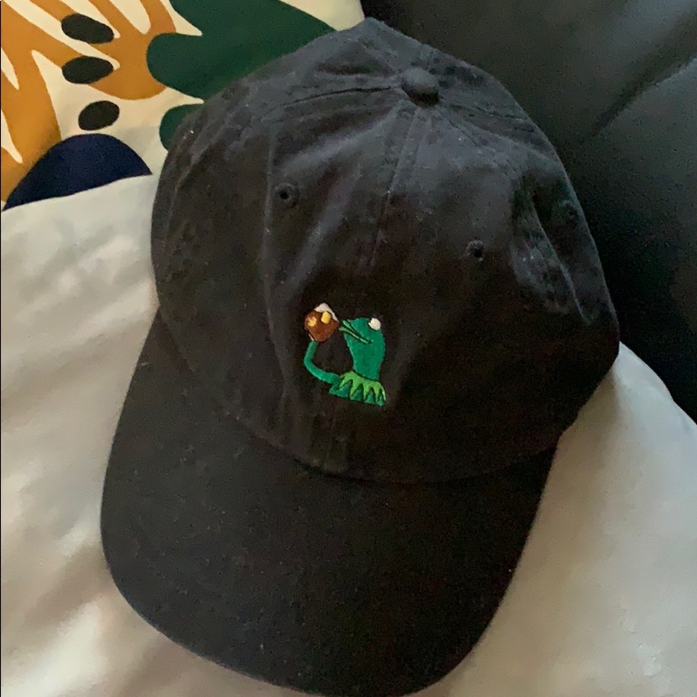 Kermit the Frog Sippin Tea Hat